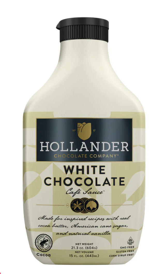 Hollander White Chocolate Cafe Sauce 14oz