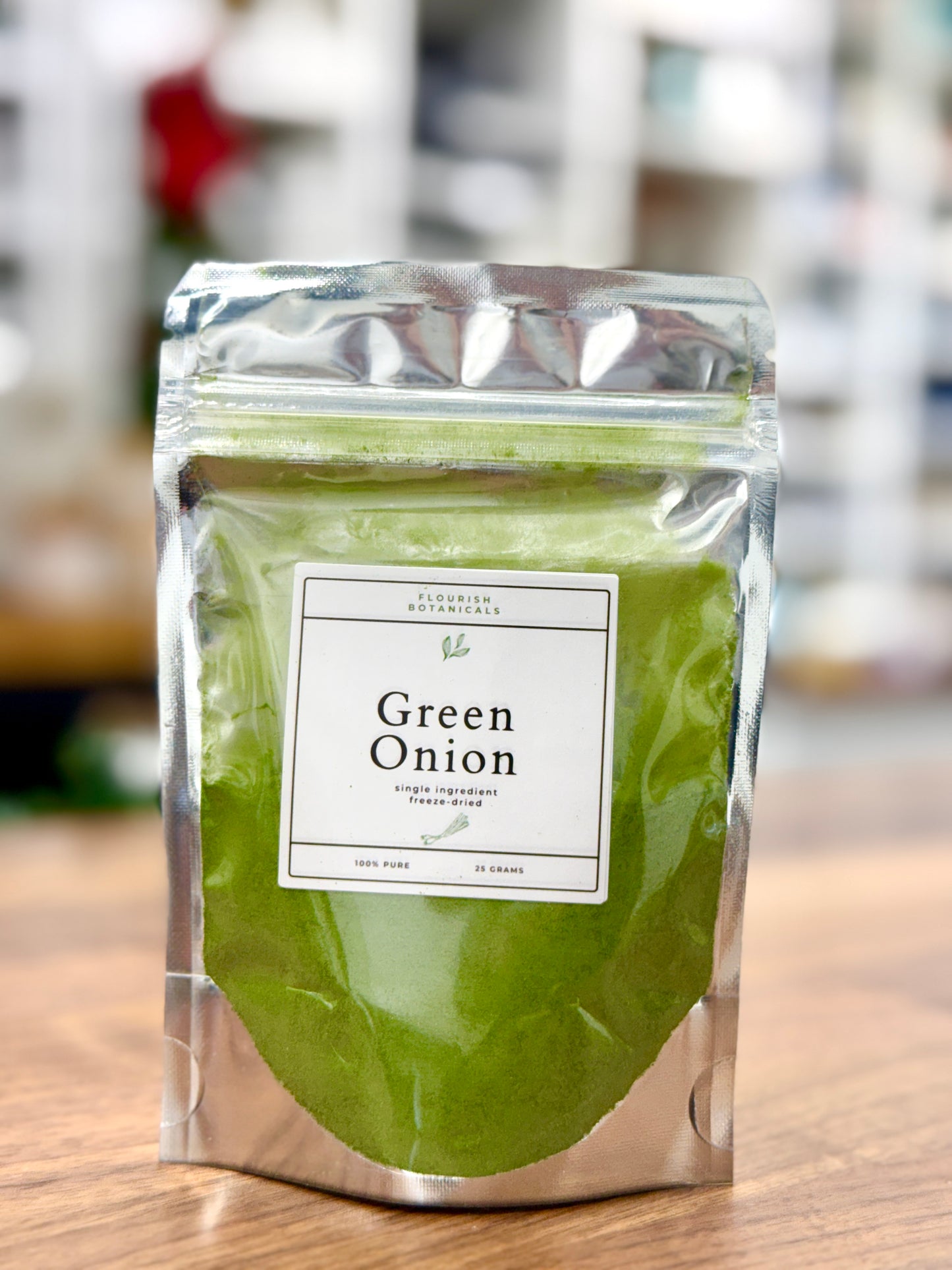 Freeze Dried Green Onion Powder - 25g - Flourish Botanicals