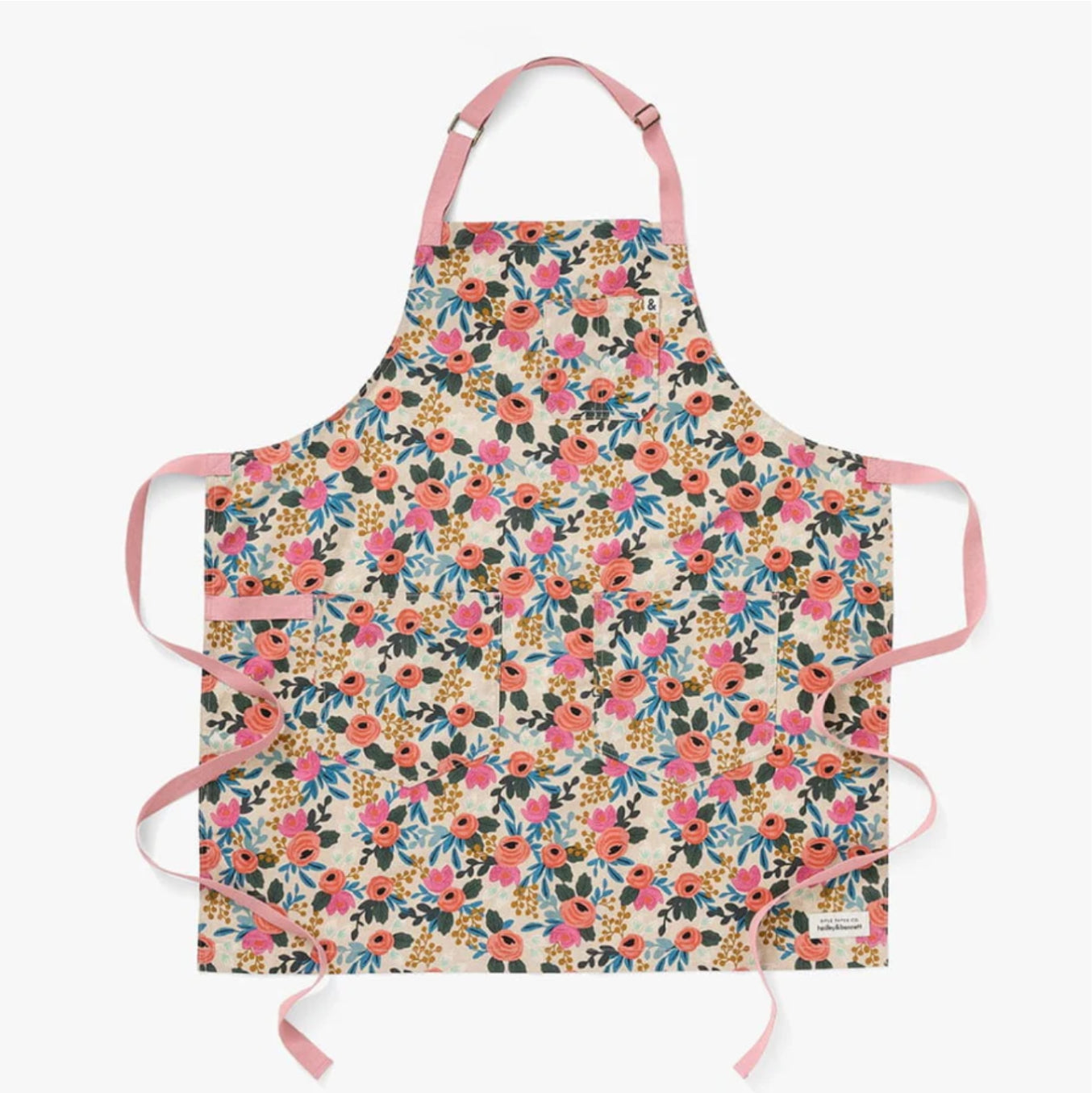 Hedley & Bennett The Essential Apron - Rifle Rosa Natural