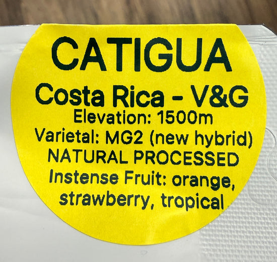 Cognito Coffee Roasters Catigua Costa Rica - 340g of Kapow!