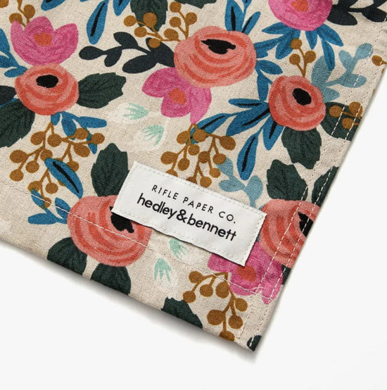 Hedley & Bennett The Essential Apron - Rifle Rosa Natural