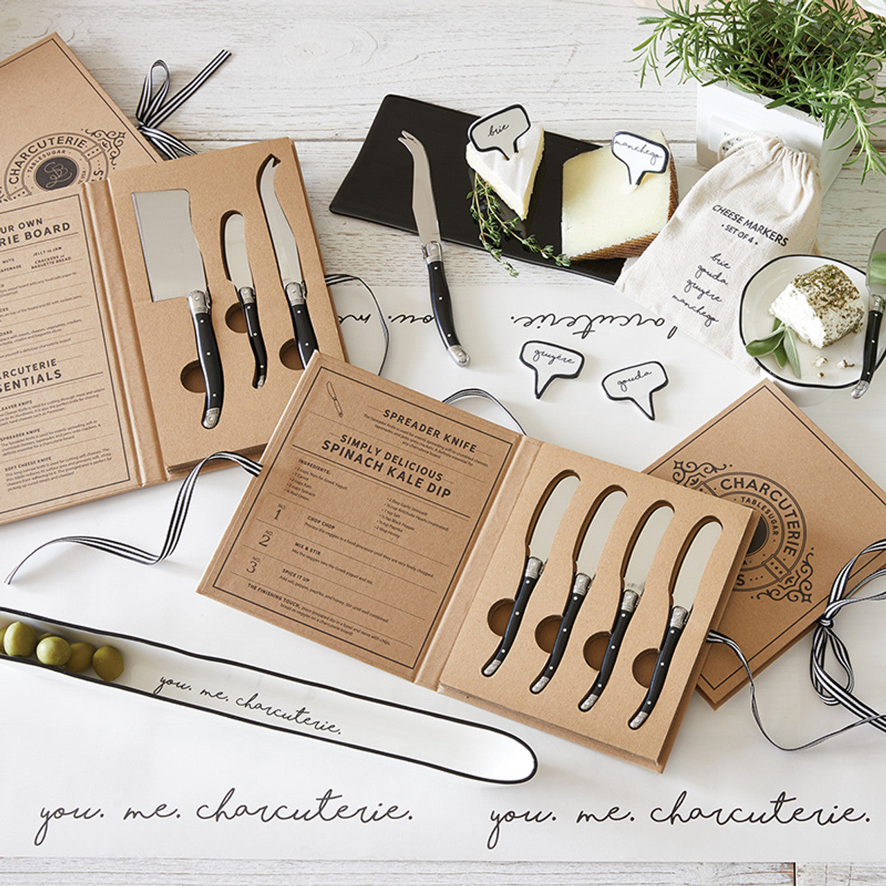 Charcuterie Spreaders Book Box S/4