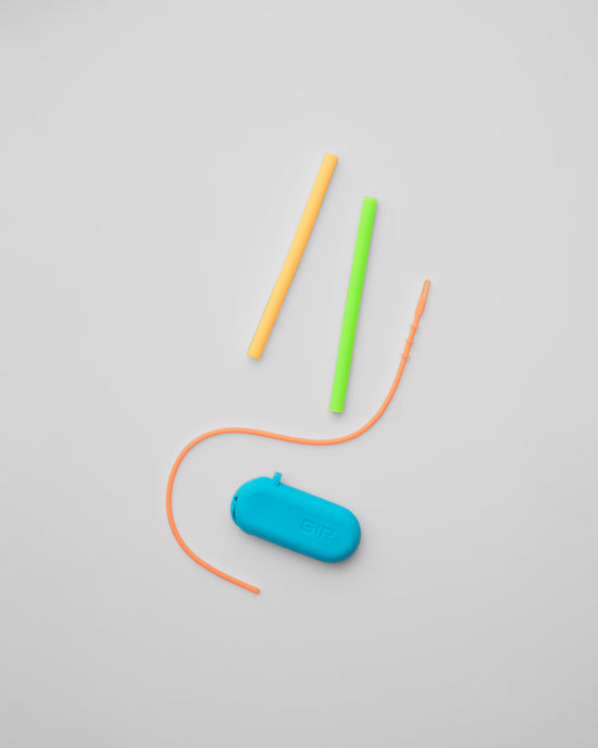 GIR KIDS Silicone Straw 2-pack Citrus