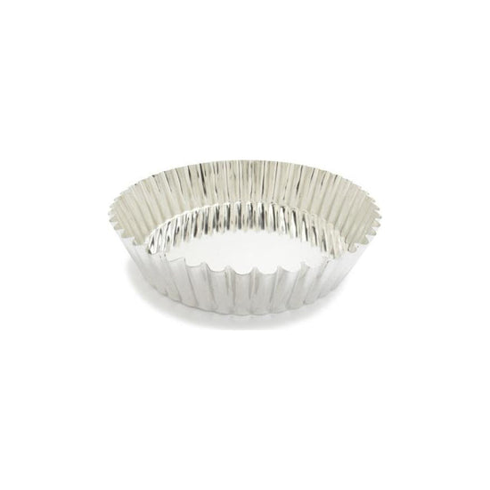 Gobel Fluted Quiche Mold Round w Narrow Base 20x4.5cm