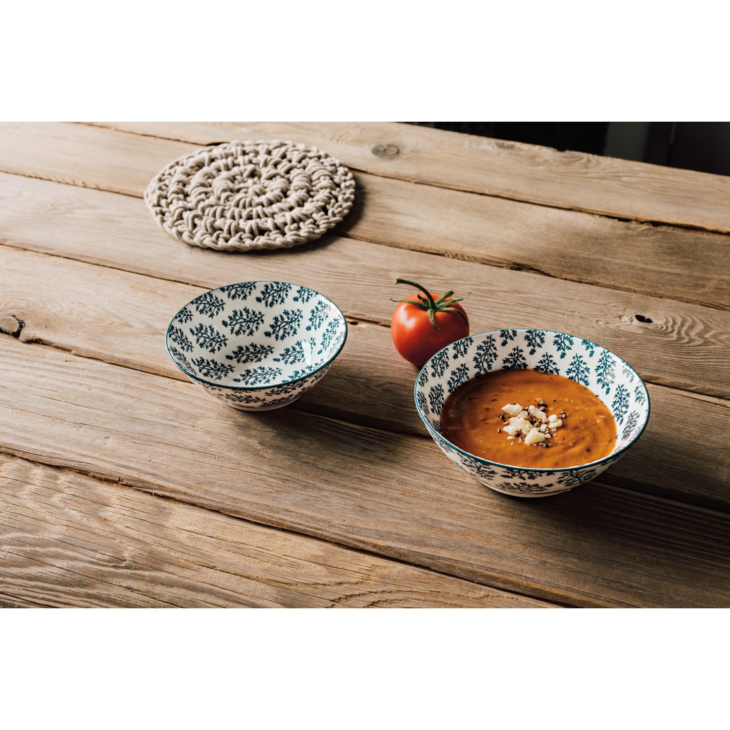 Imperial Fern Stamped Bowl - Medium 6.5"