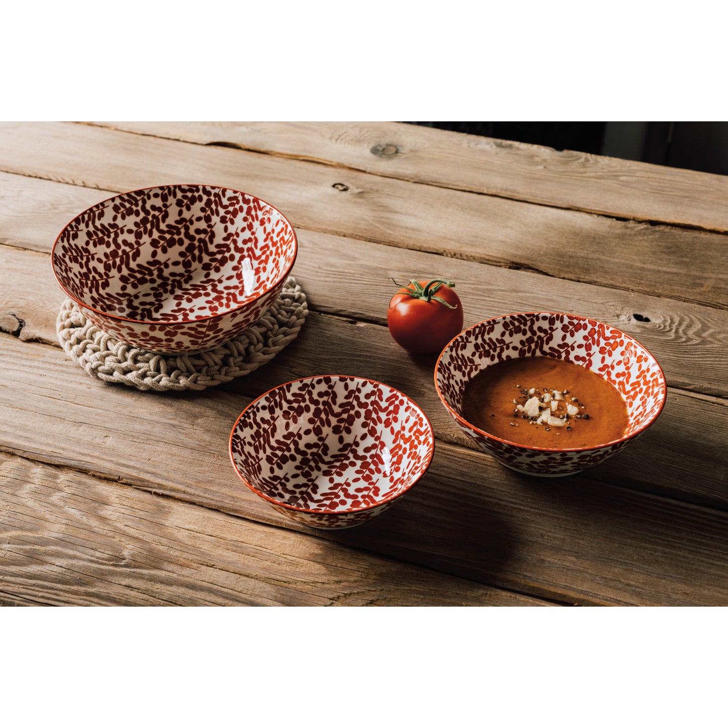 Imperial Twig Stamped Bowl - Large 8"