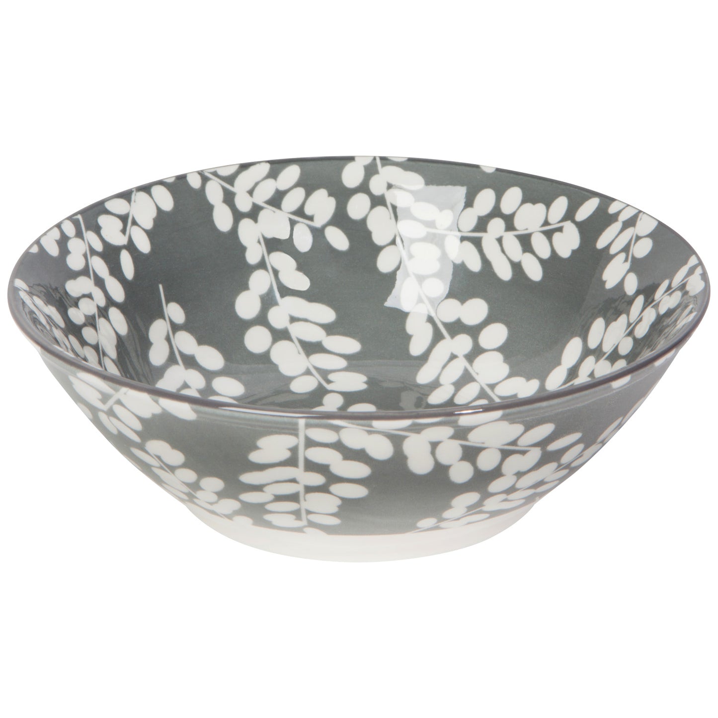 Imperial Cress Stamped Bowl - Medium 6.5"
