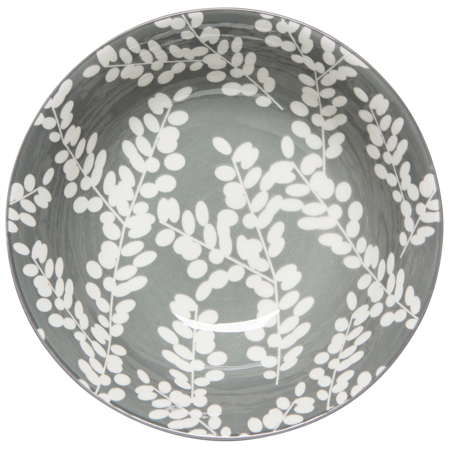 Imperial Cress Stamped Bowl - Medium 6.5"