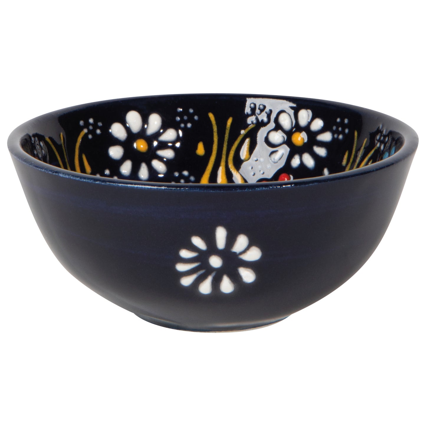 Hand-painted Turkish Bowl 3.5" - Evani Azure