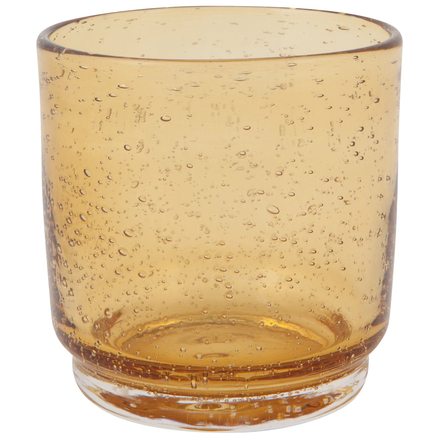 Bubbled Glass 12oz - Amber