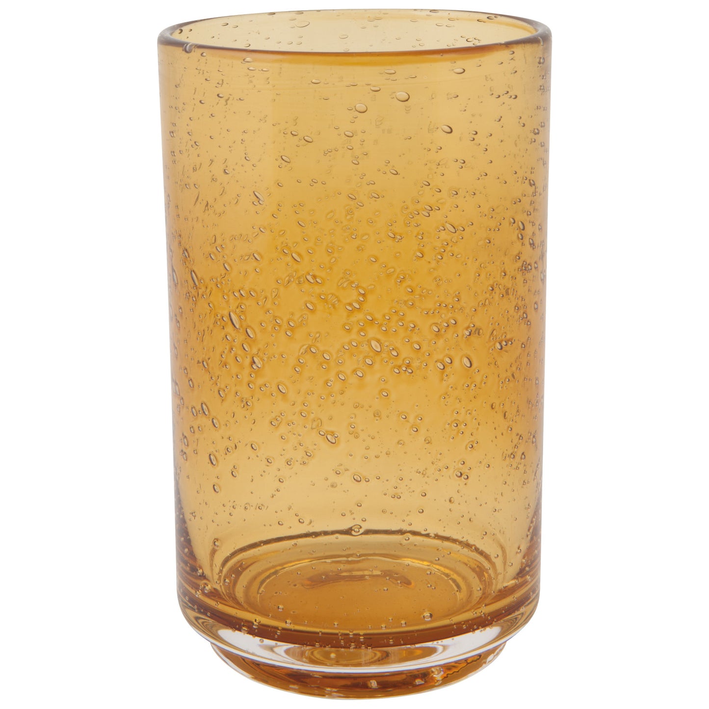 Bubbled Glass 17oz - Amber