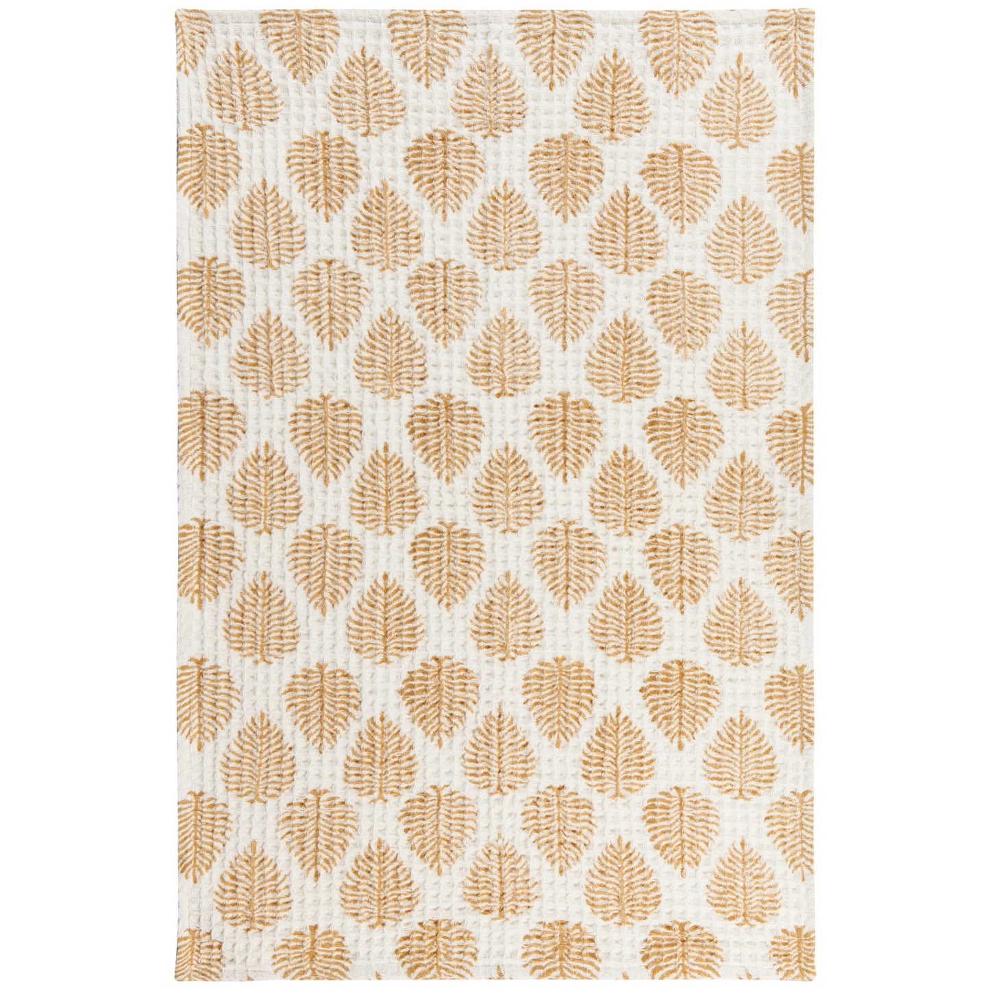 Waffle Tea Towel Arbor Block Print