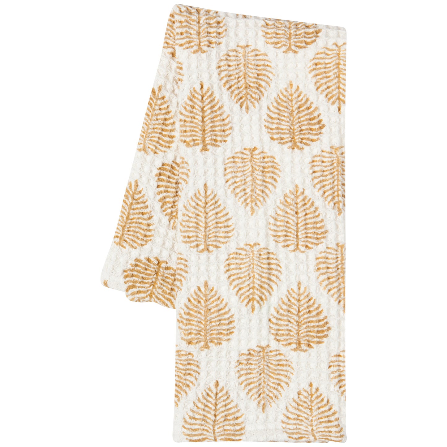 Waffle Tea Towel Arbor Block Print