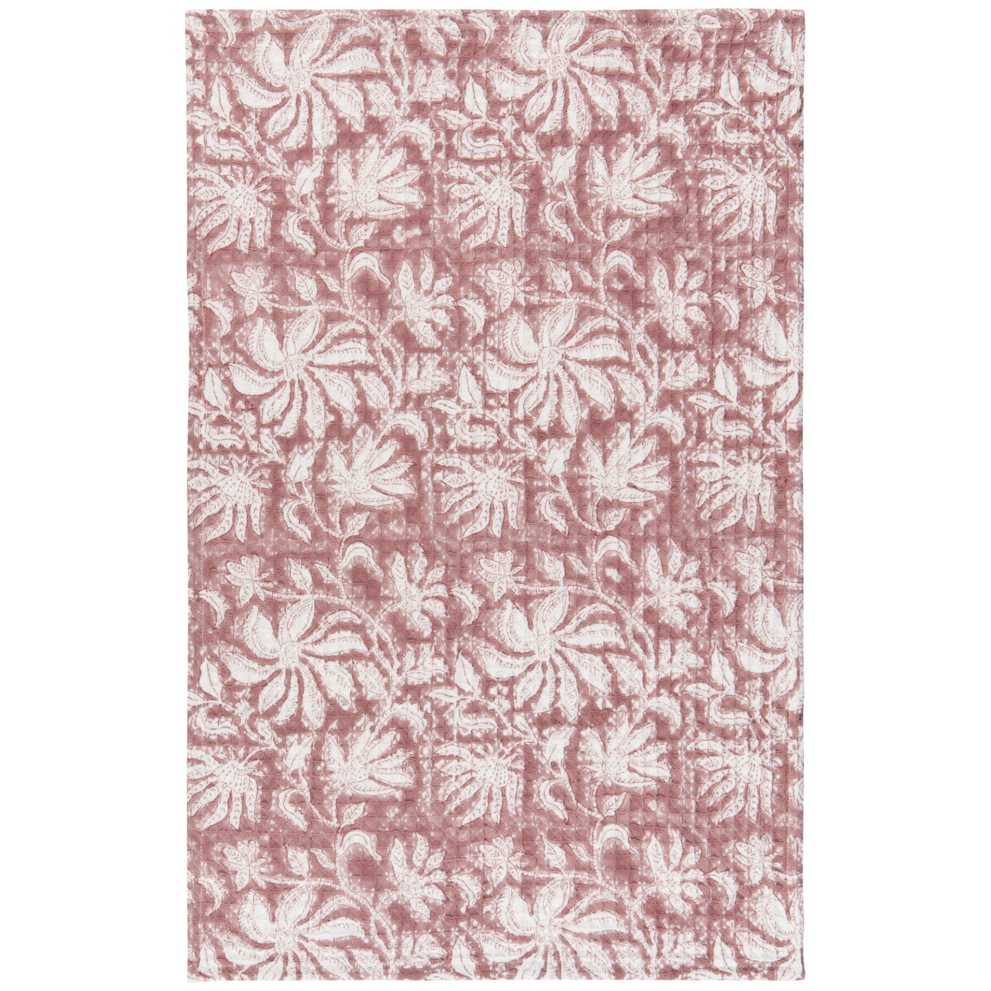 Waffle Tea Towel Paradise Block Print