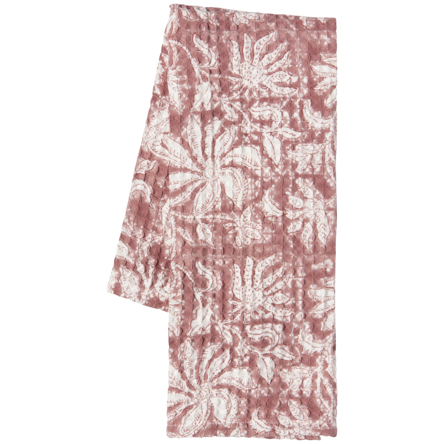 Waffle Tea Towel Paradise Block Print