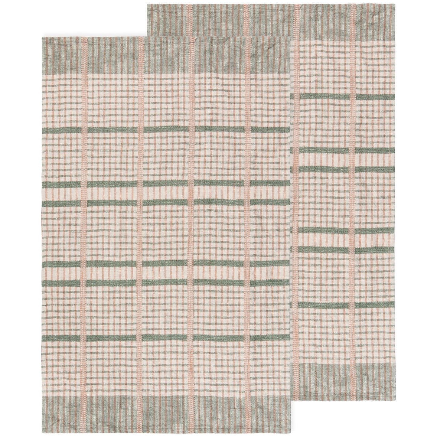 Willow Finley Check Dishtowels S/2
