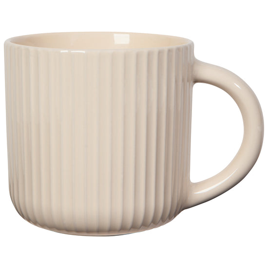 Fluted Mug 22oz - Ecru