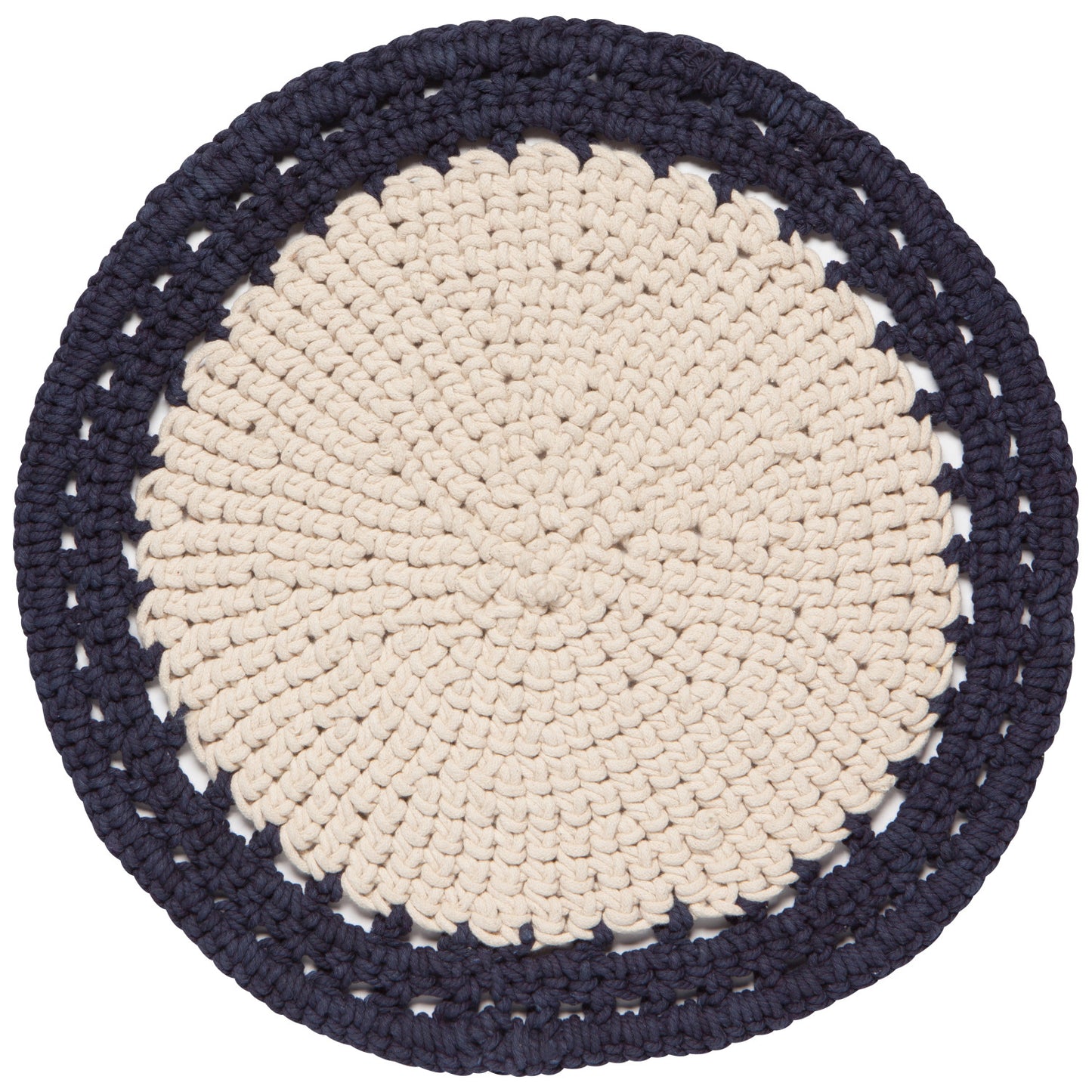 Aura Hand Knotted Placemat - Midnight (40% off at checkout)