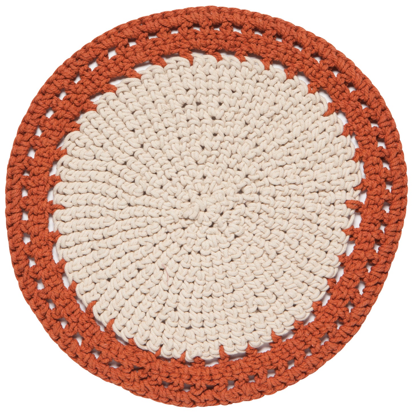 Aura Hand Knotted Placemat - Cinnamon Stick (40% off at checkout)