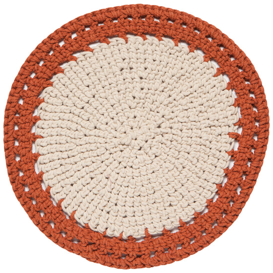 Aura Hand Knotted Placemat - Cinnamon Stick (40% off at checkout)