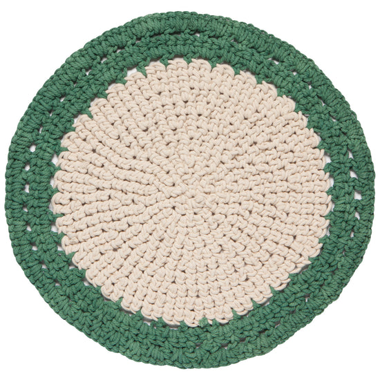 Aura Hand Knotted Placemat - Jade (40% off at checkout)
