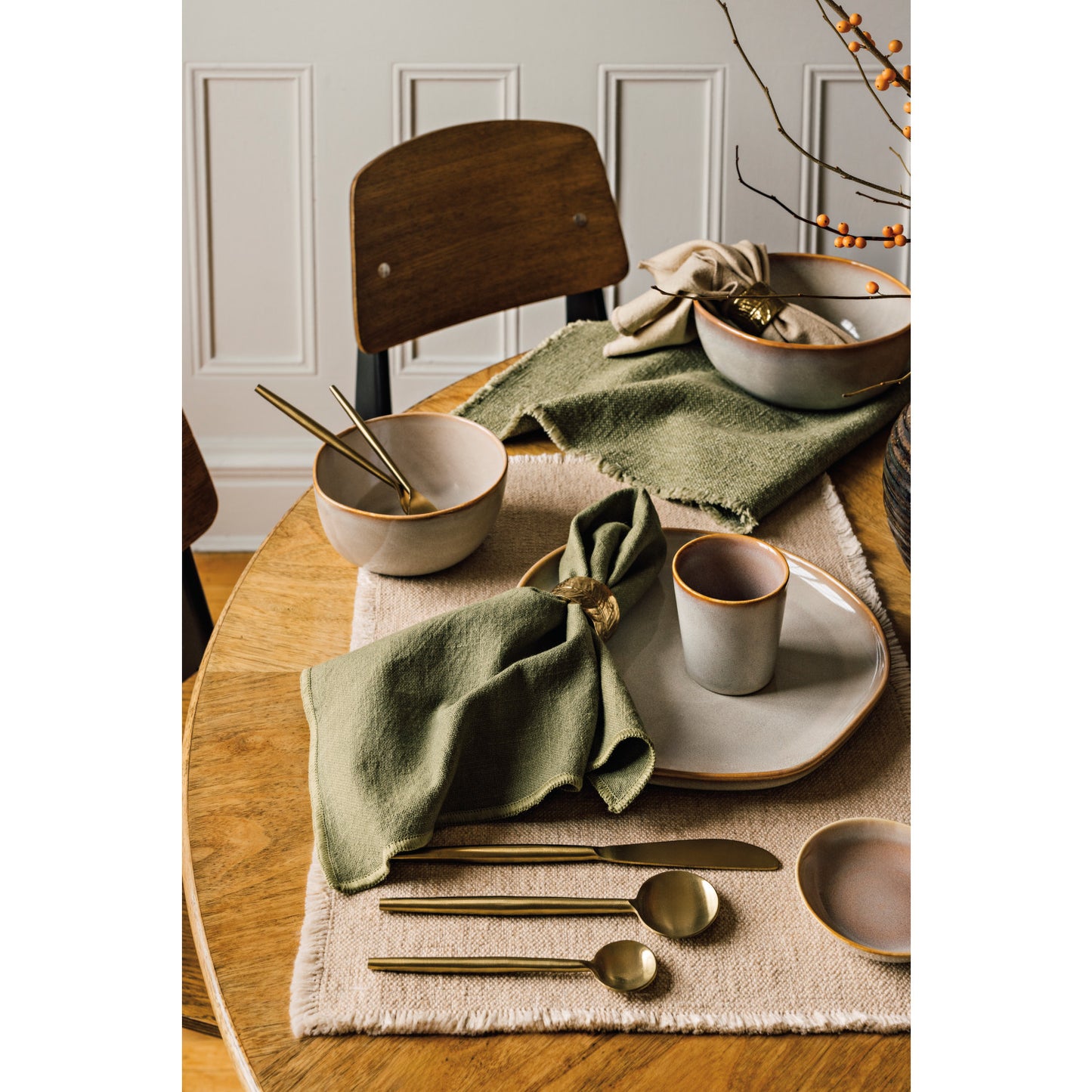 Montage Placemat Set/4 - Olive Branch