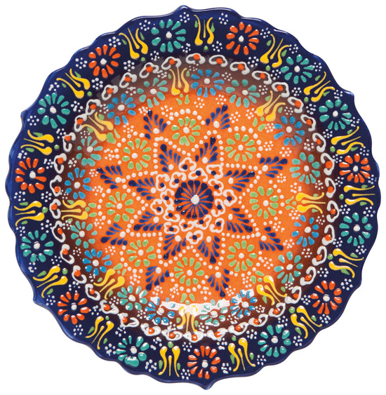Multi Azure Evani Plate 10”