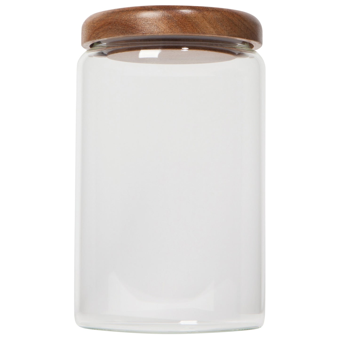 Glass Jar with Acacia wood lid - 32 oz