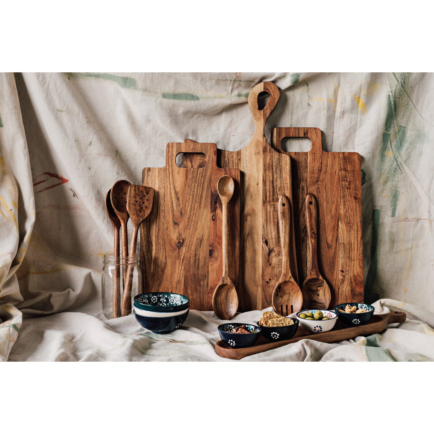 Acacia Wood Mixing Spoon