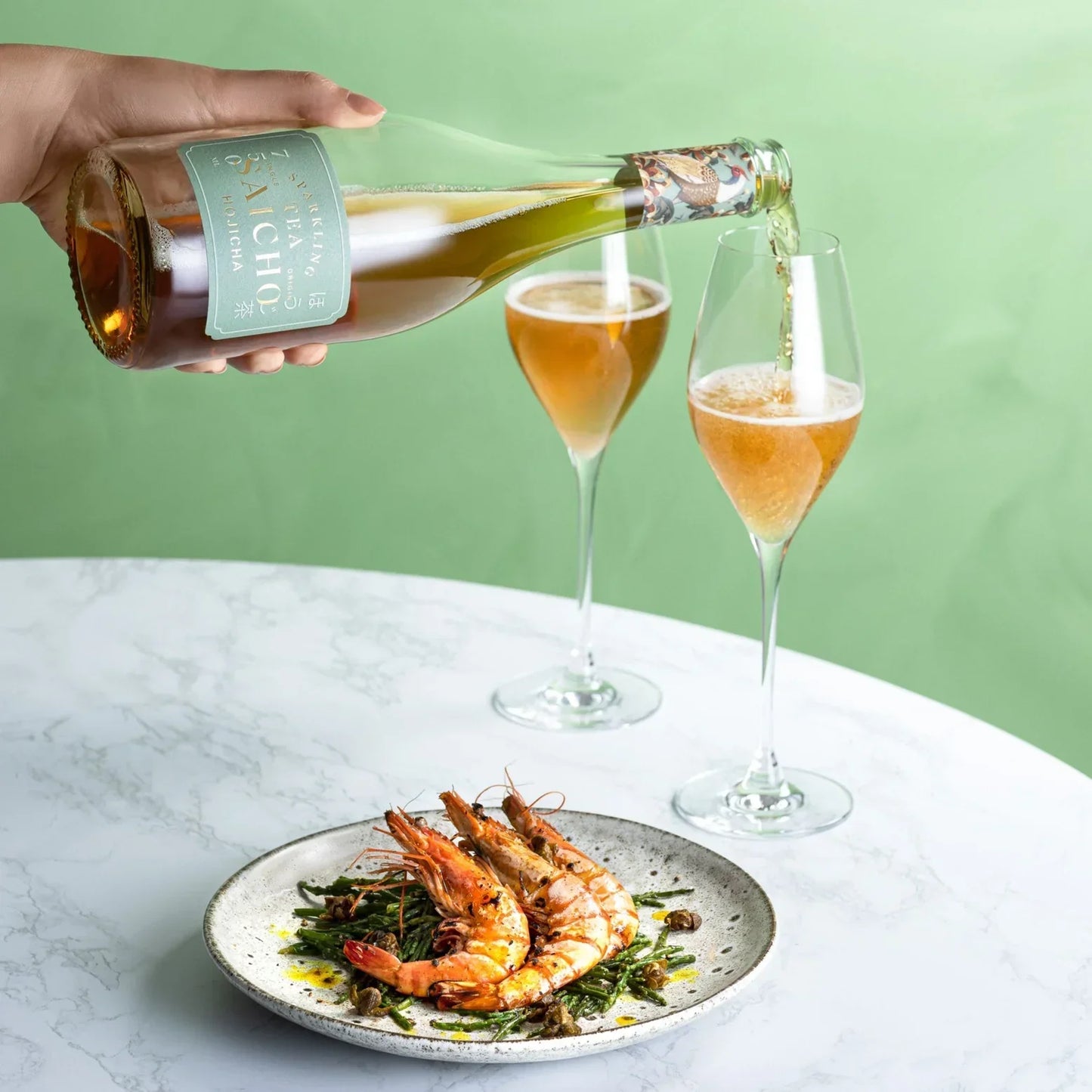 Saicho Hojicha Sparkling Tea 750ml