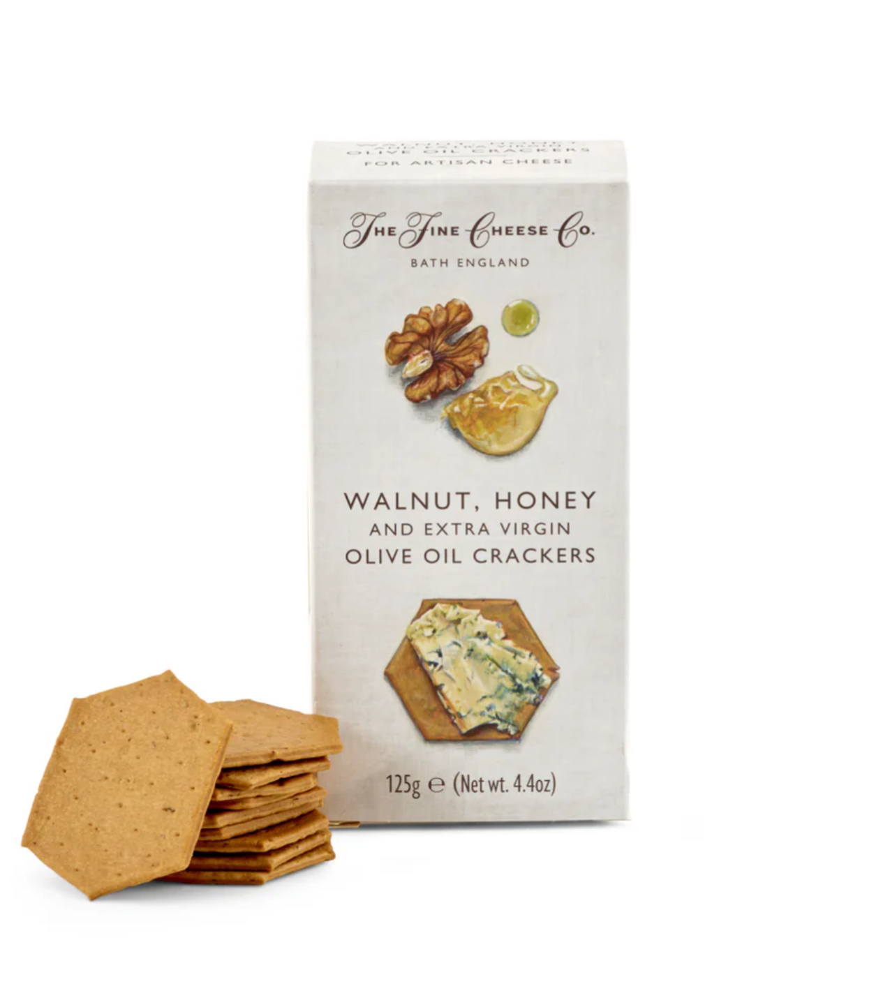 Fine Cheese Co. Walnut, Honey & Extra Virgin Olive Oil Crackers 125g
