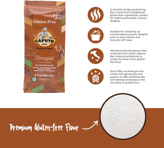 Caputo Fioreglut Gluten Free (1kg) Flour for Pizza