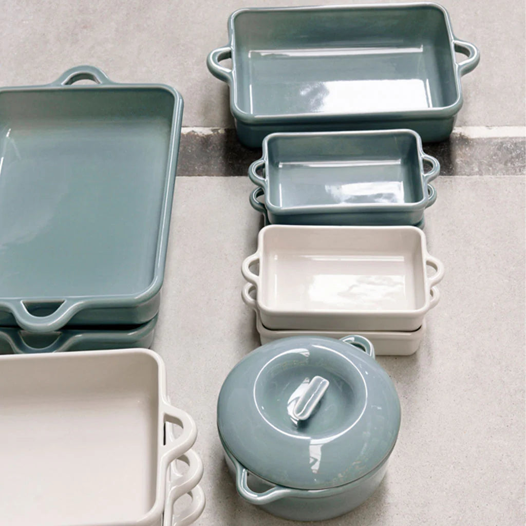 Revol Bombance Rectangular Baking Pan Alabaster White 19x12cm