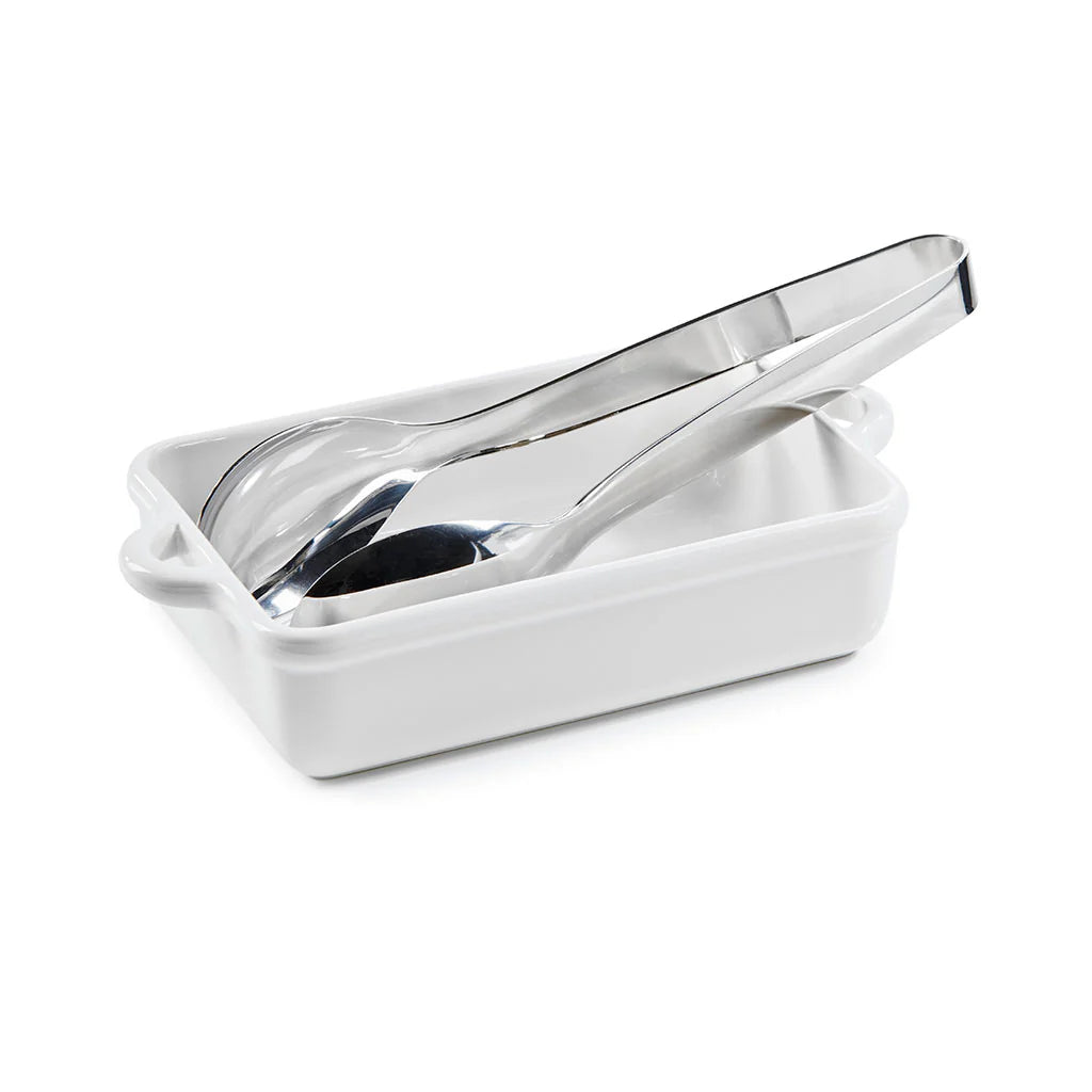 Revol Bombance Rectangular Baking Pan Alabaster White 29x21cm