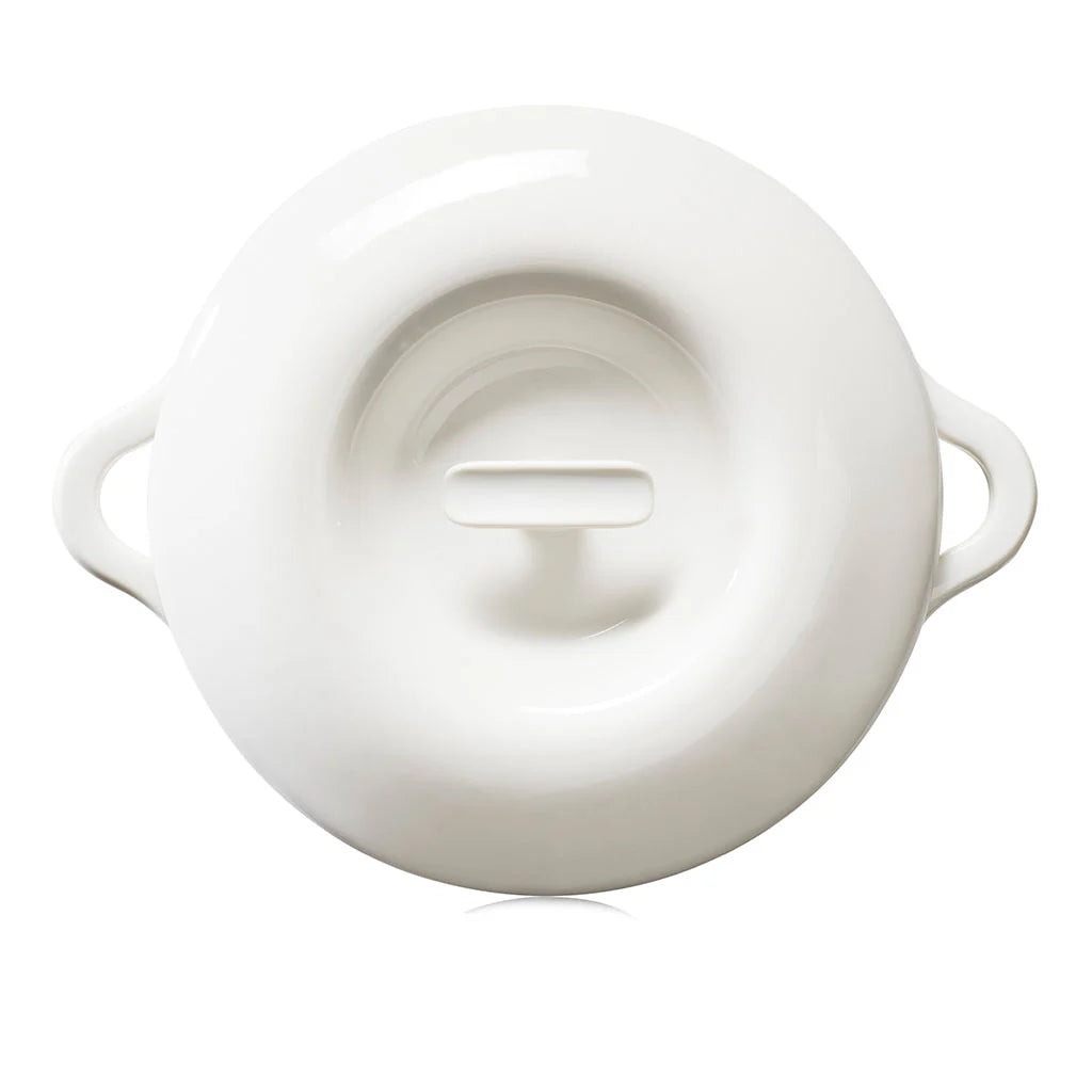 Revol Bombance Round Cocotte Alabaster White 26cm