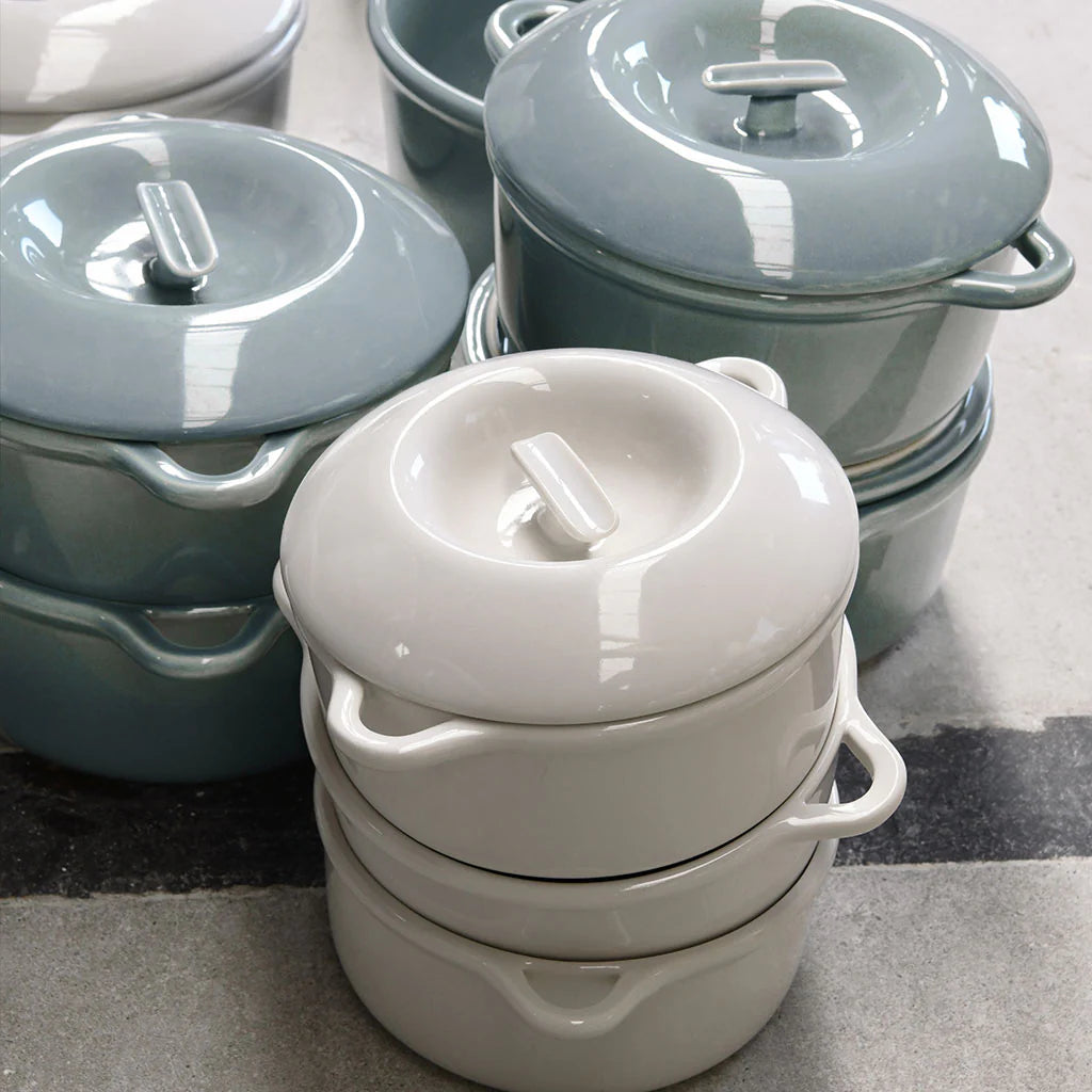 Revol Bombance Round Cocotte Alabaster White 22cm
