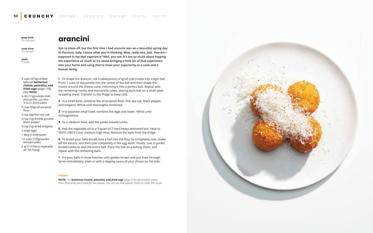 Texture Over Taste - Joshua Weissman