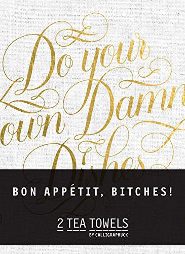 Bon Appetit, Bitches Tea Towel Set of 2