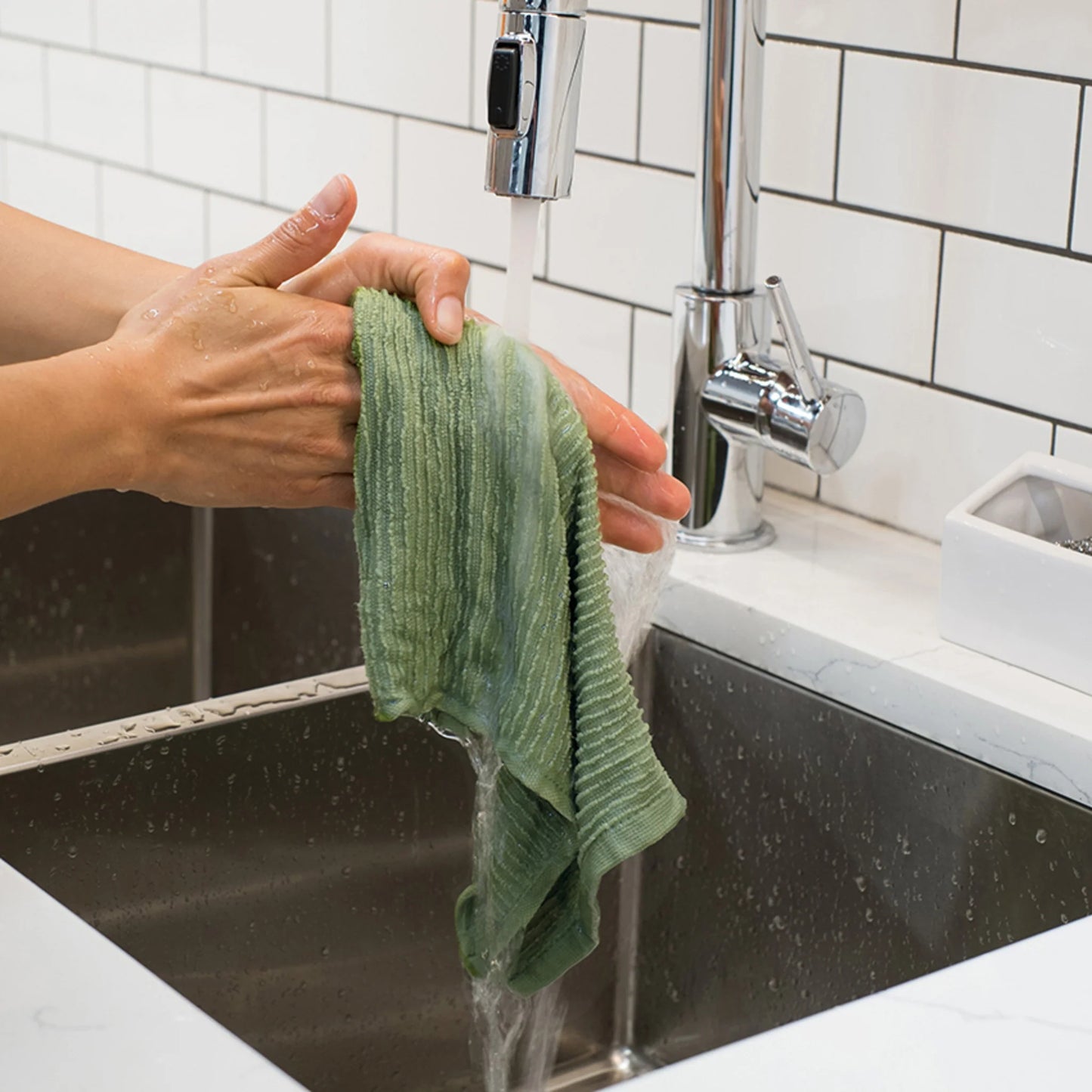 Dishcloth Ripple Set/2 - Sage