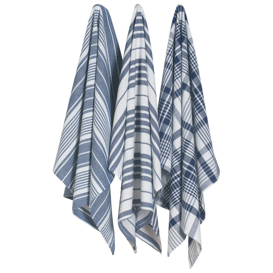 Jumbo Tea Towel Set/3 - Indigo