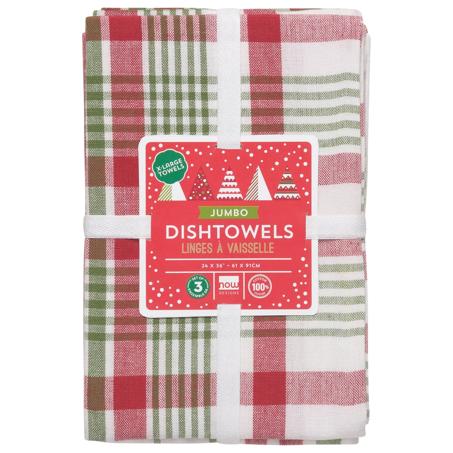 Jumbo Tea Towel Set/3 - Holiday