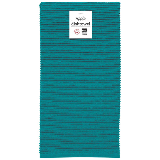 Kitchen Towel Ripple - Peacock