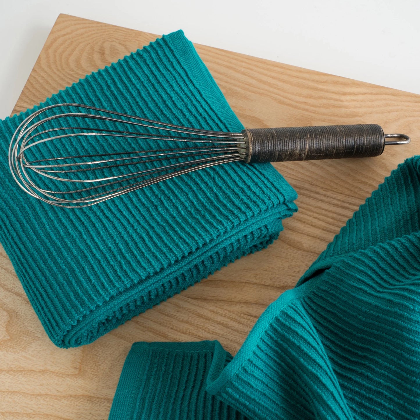 Kitchen Towel Ripple - Peacock
