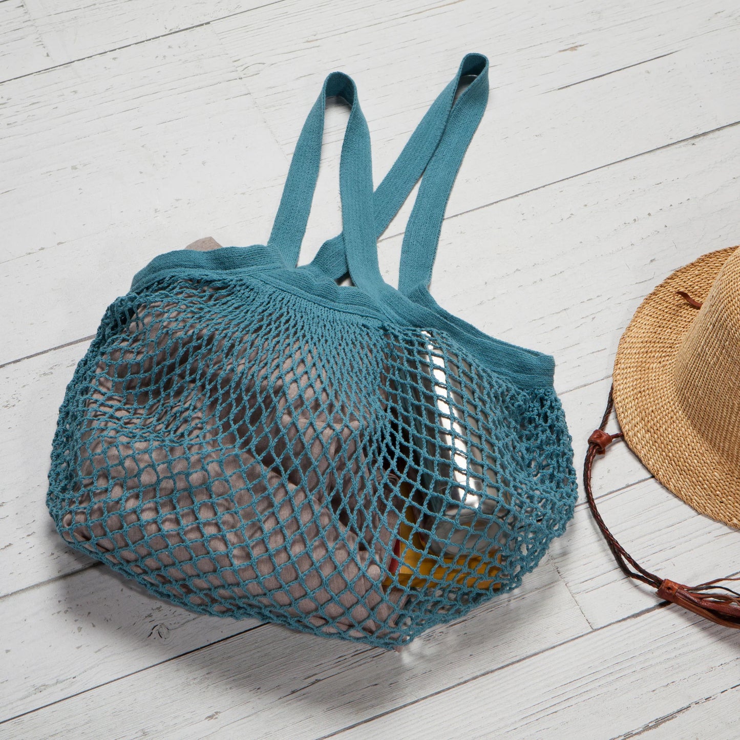 Le Marche Shopping Tote - Blue