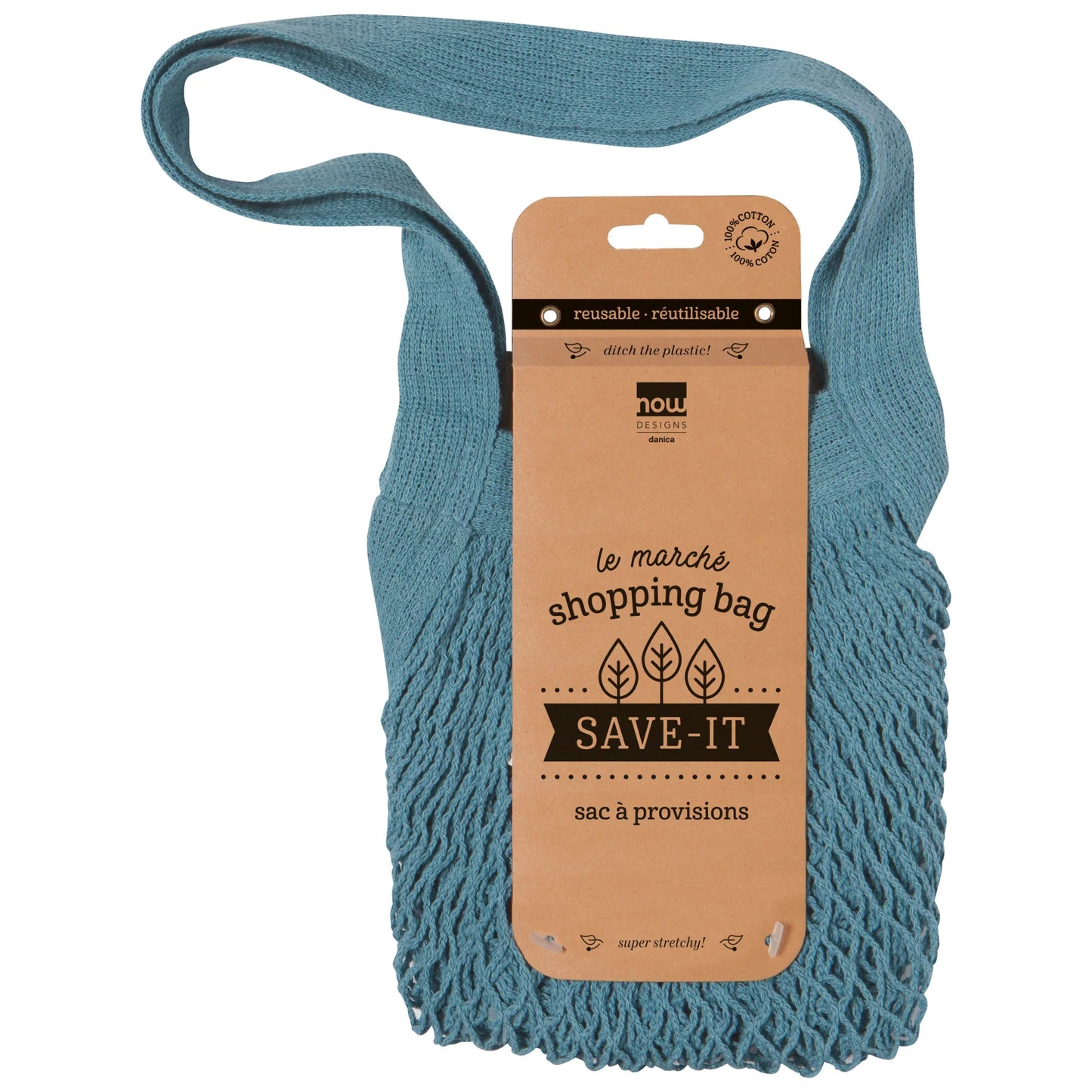 Le Marche Shopping Tote - Blue