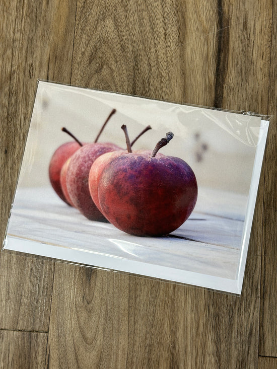 Card - Little Red Apples - Ute Baur Photography