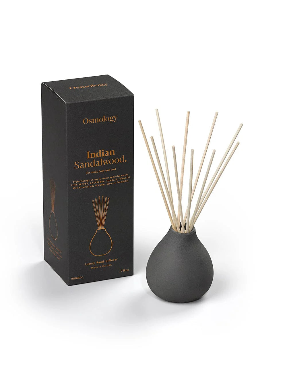 Indian Sandalwood 7 fl oz Reed Diffuser - Pepper Raspberry and Tonka (40% off at checkout)