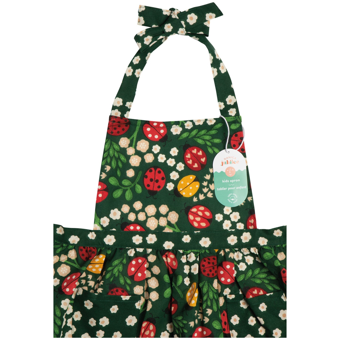 Kids Minnie Apron Ladybugs