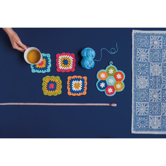 Crochet Coasters S/4 - Loop de loop (40% off at checkout)