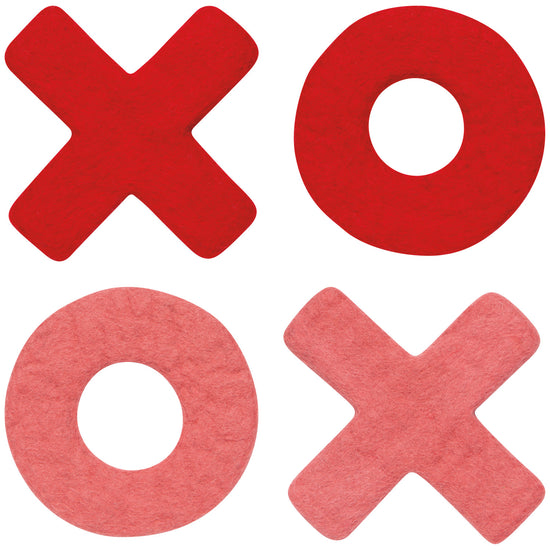 Felt Wool Coaster - S/4 - XO (40% off at checkout)